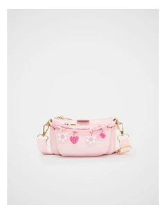 Silicone Charm Hybrid Bag in Pink Lemonade