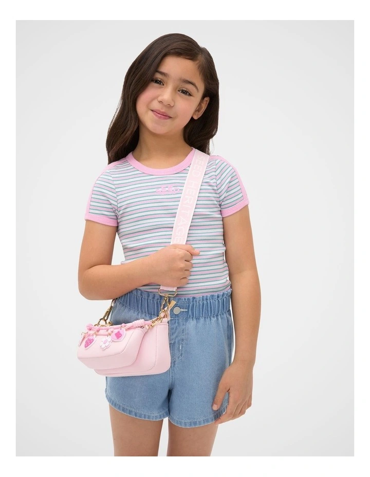 Silicone Charm Hybrid Bag in Pink Lemonade image 2