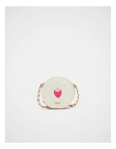 Mini Strawberry Bag in Classic Cream