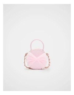 Tulle Bow Party Bag in Pink Lemonade