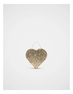 Heart Case in Gold Glitter