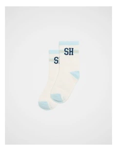 SH Stripe Sock in Blue Multi