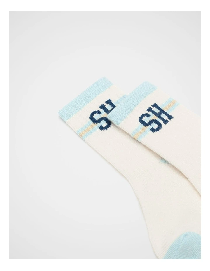 SH Stripe Sock in Blue Multi image 2