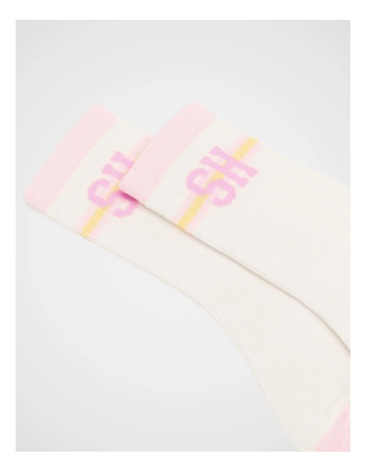 SH Stripe Sock in Pink Multi image 2