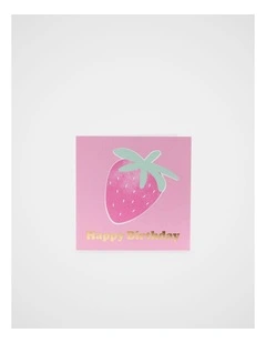 Birthday Girl Strawberry Card