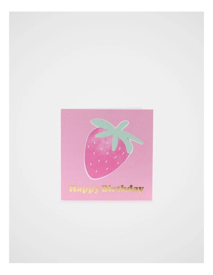 Birthday Girl Strawberry Card image 1
