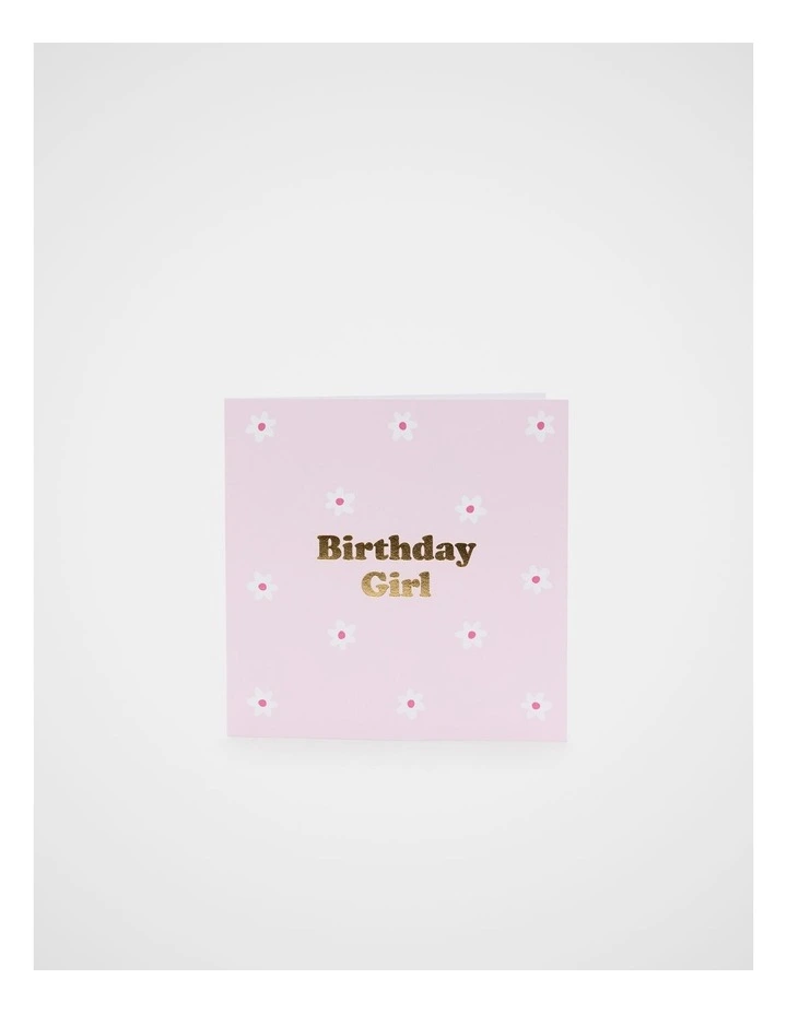 Birthday Girl Flowers Card image 1