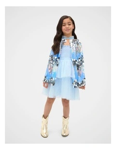 Sequin Cape in Multi