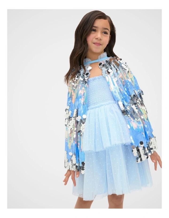 Sequin Cape in Multi image 2