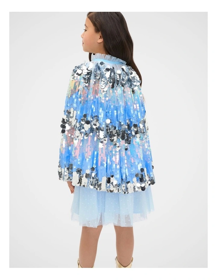 Sequin Cape in Multi image 3