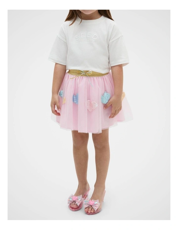 Heart Dress Up Shoes in Pink Lemonade image 2
