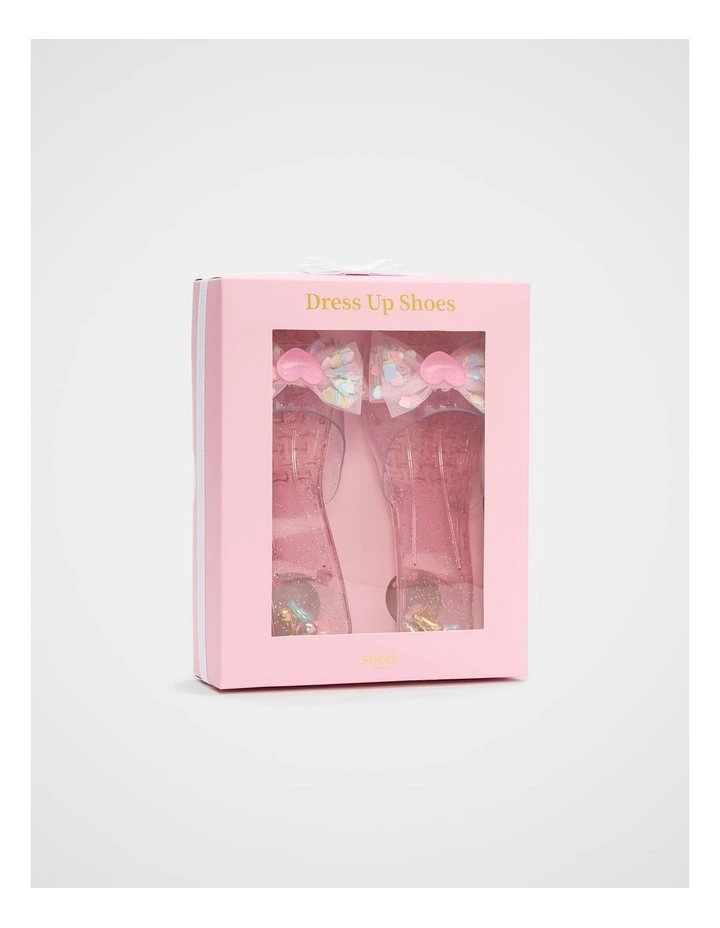 Heart Dress Up Shoes in Pink Lemonade image 2