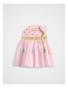 Heart Tutu in Pink Lemonade