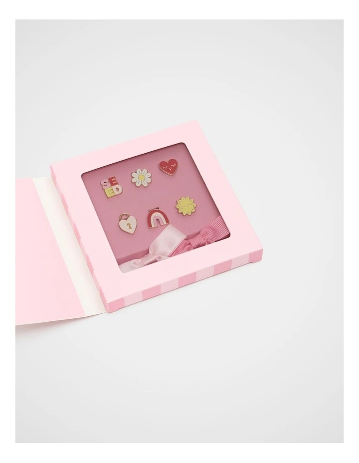 Shoe Charms in Pink Multi image 3