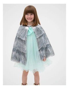 Disco Cape in Silver