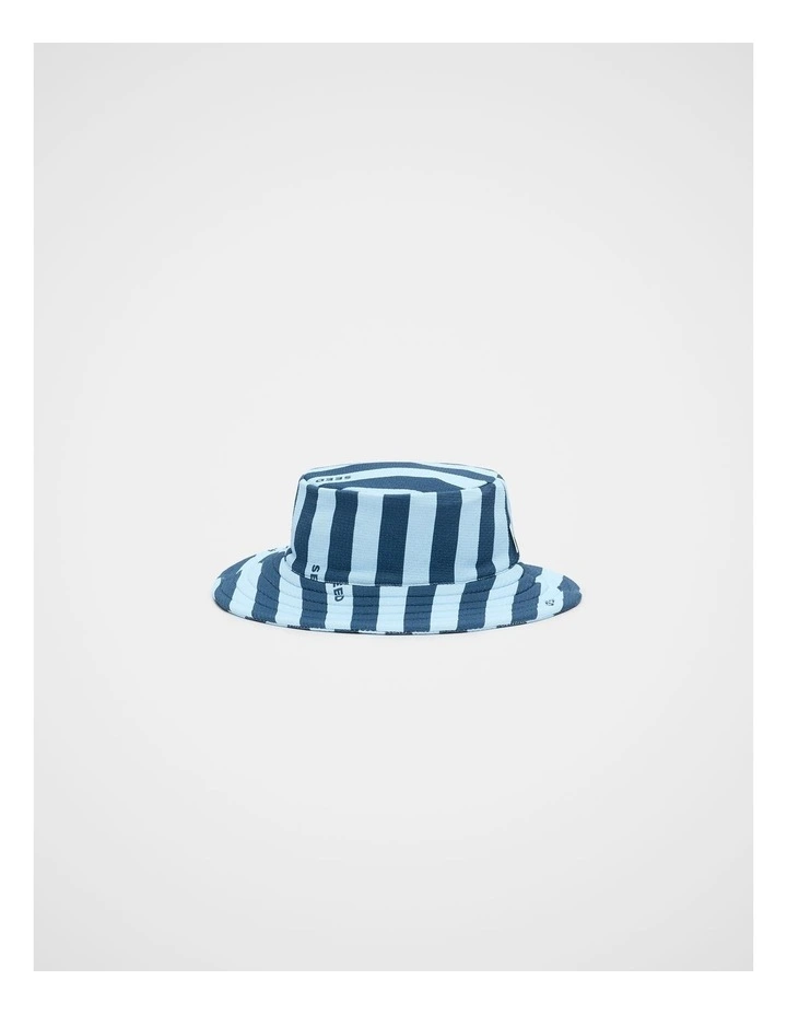 Baby Swim Hat in Washed Navy Stripe image 1