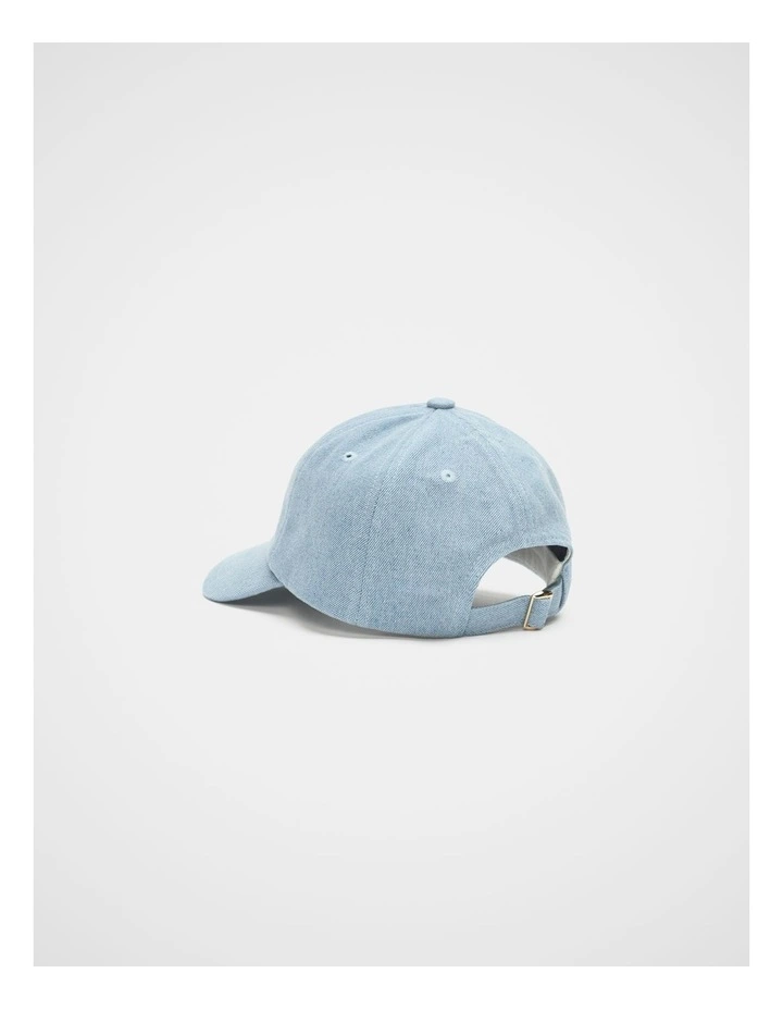Strawberry Cap in Light Wash image 3