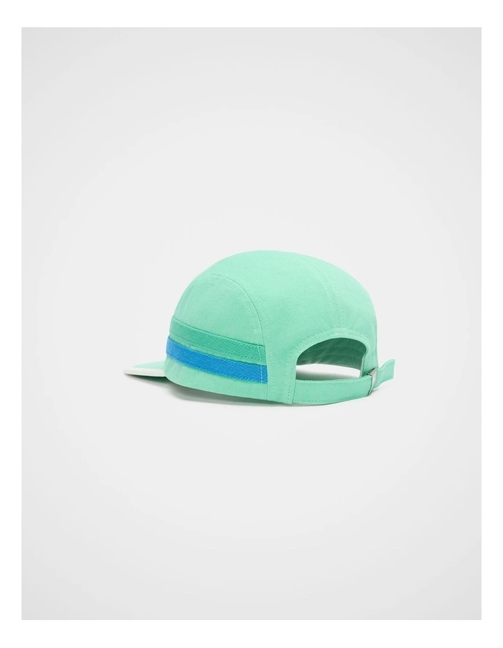 Side Stripe Panel Cap in Washed Mint image 3