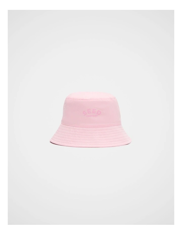 Mini Logo Bucket Hat in Pink Lemonade image 1