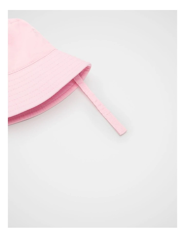 Mini Logo Bucket Hat in Pink Lemonade image 2