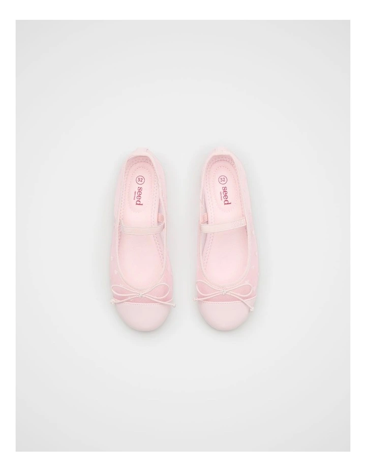 Flock Mesh Ballet in Pink Lemonade image 3
