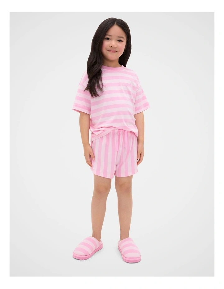 Mule Slipper in Candy Pink Stripe image 2