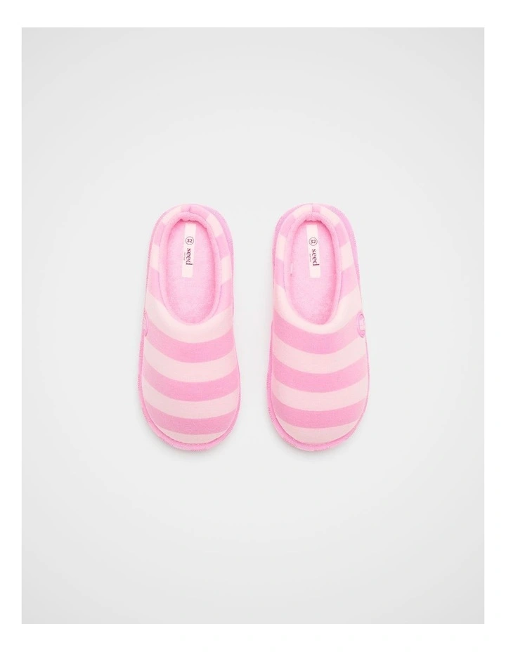 Mule Slipper in Candy Pink Stripe image 3