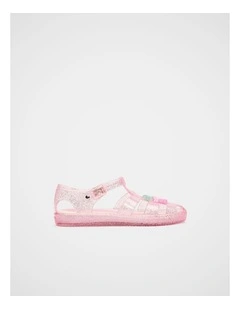 Cage Jelly Sandal in Candy Pink