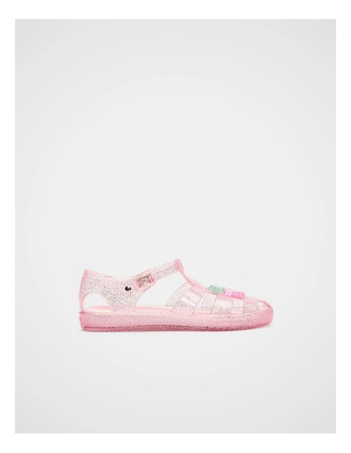 Cage Jelly Sandal in Candy Pink image 1