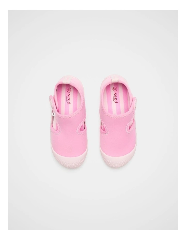 Aqua Shoes in Candy Pink image 3