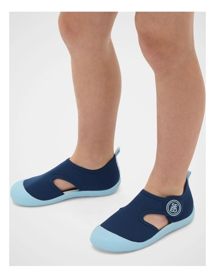 Aqua Shoes in Washed Navy image 2