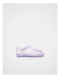 Mini Cage Jelly Sandal in Lilac