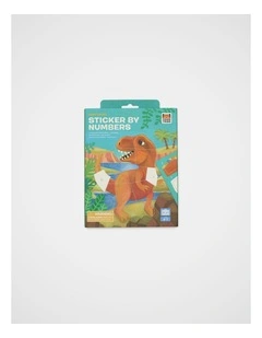 Tiger Tribe Sticker By Numbers Dinosaurs