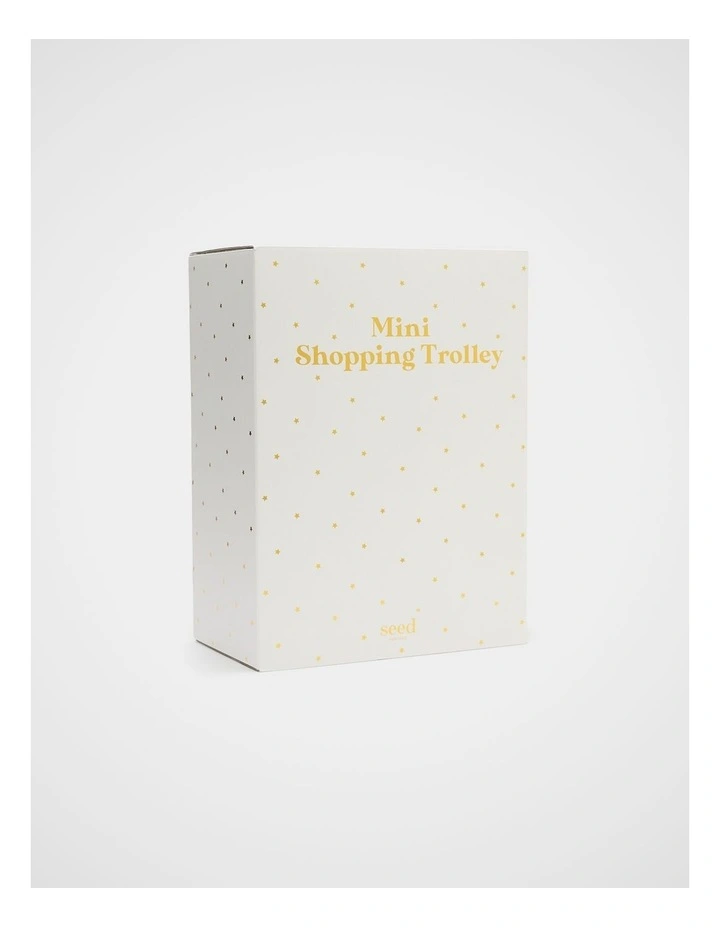 Mini Shopping Trolley in Red Stripe image 3