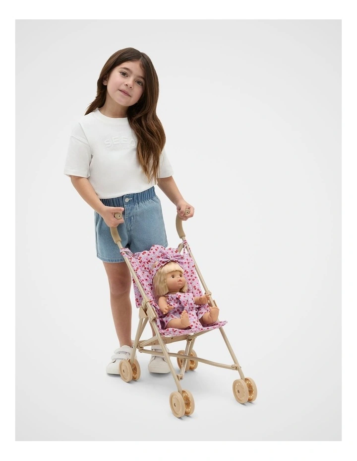 Doll Pram in Ditsy Floral image 2