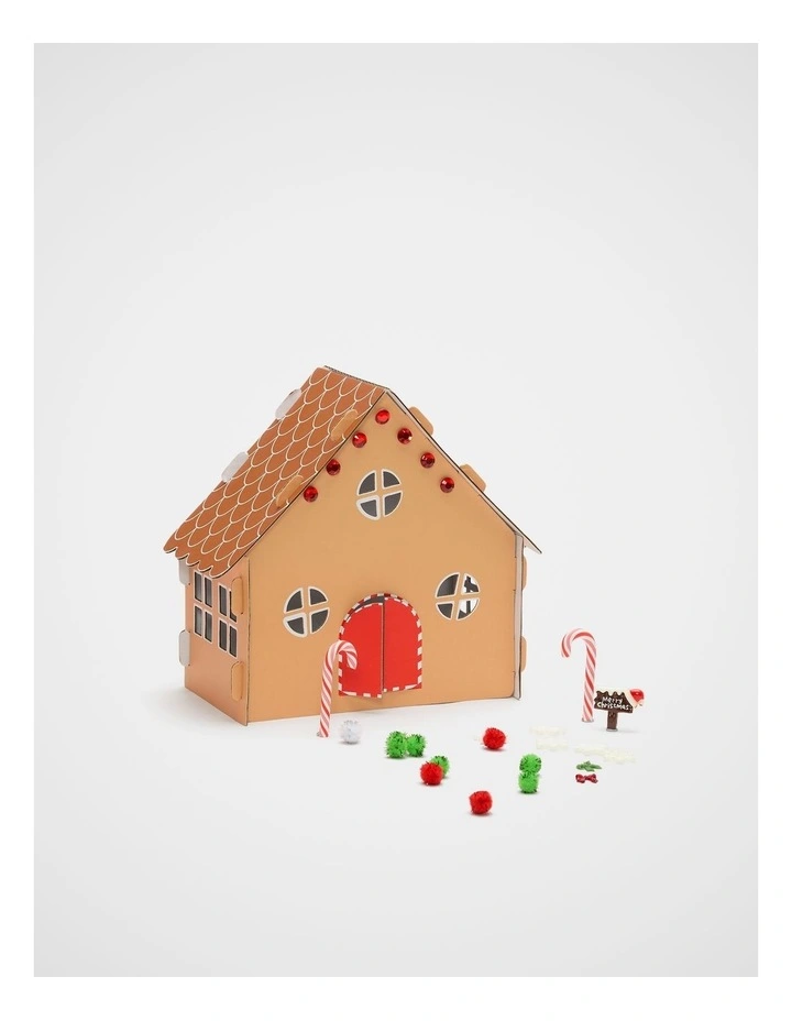 Christmas Cottage Craft Kit in Multi image 2