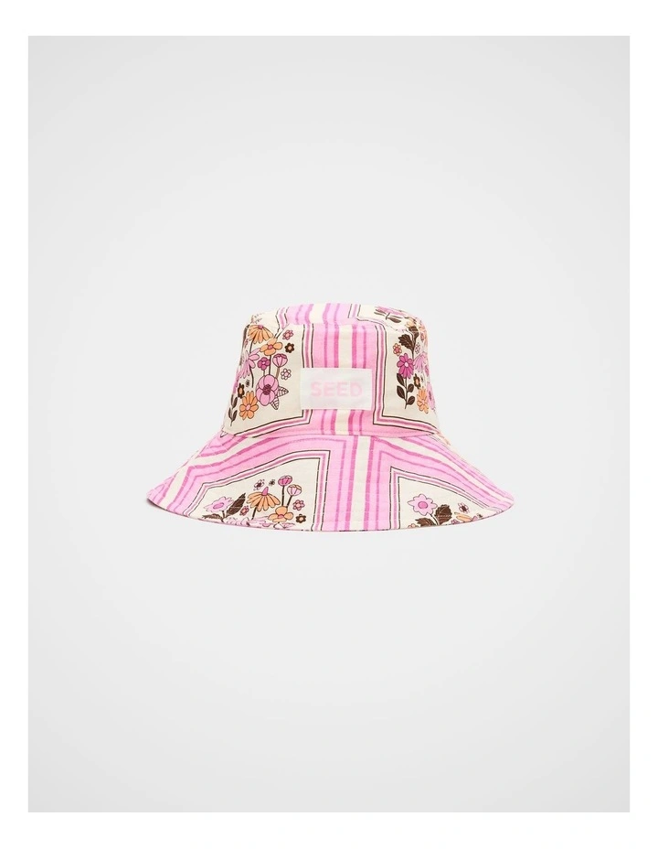 Scarf Print Hat image 1