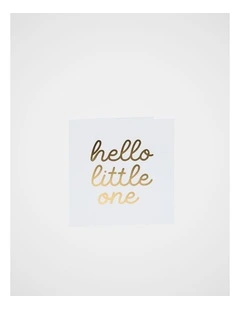 Hello Little One Gold Card