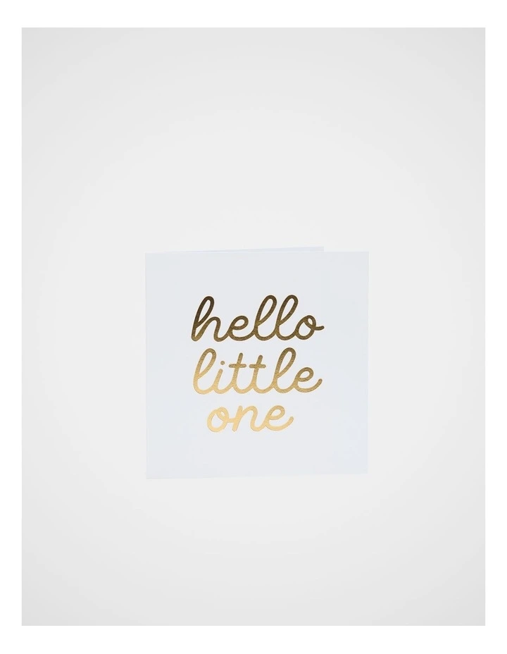 Hello Little One Gold Card image 1