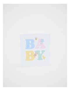 Baby Multi Colour Card