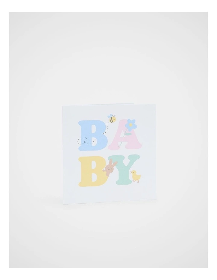 Baby Multi Colour Card image 1