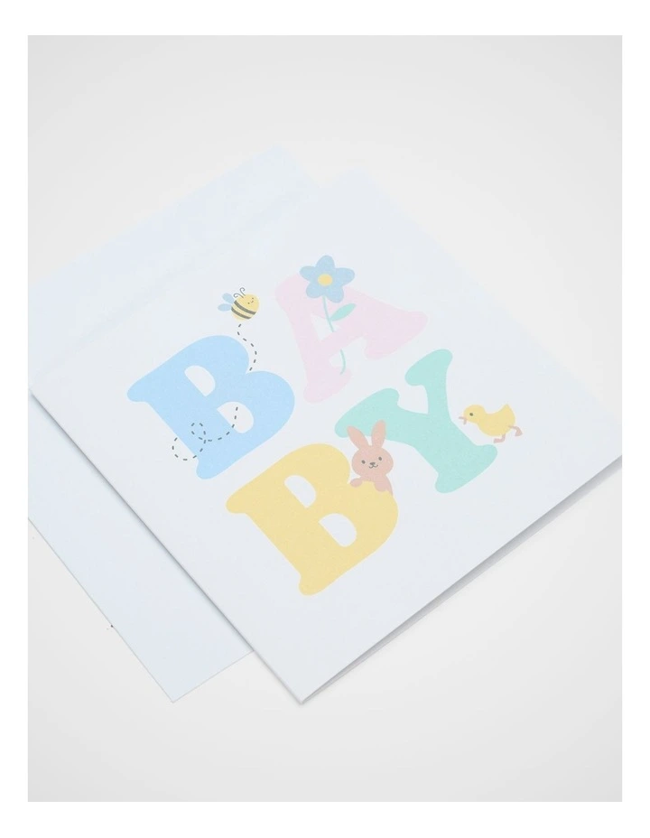 Baby Multi Colour Card image 2