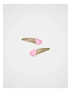 Enamel Heart Snaps