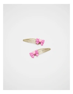Strawberry Bow Snaps