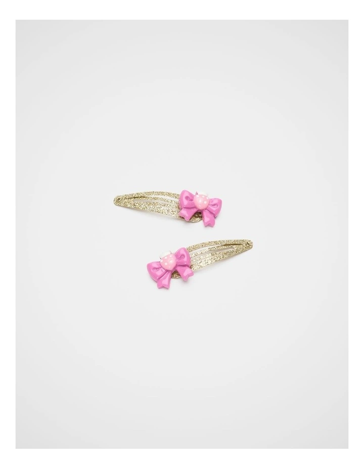 Strawberry Bow Snaps image 1