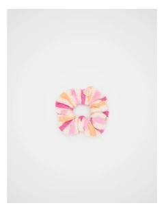 Stripe Terry Scrunchie