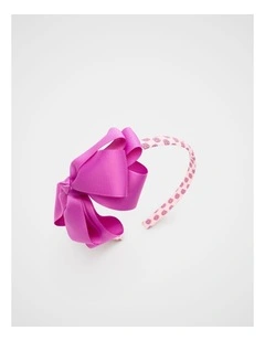 Flower Print Bow Headband