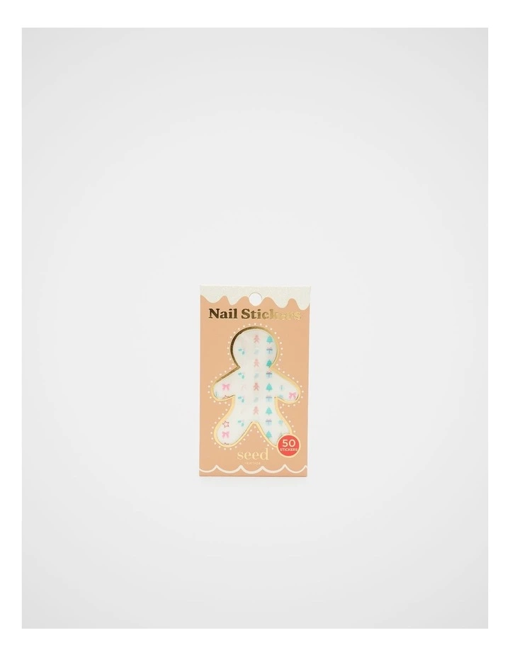 Gingerbread Nail Stickers image 1