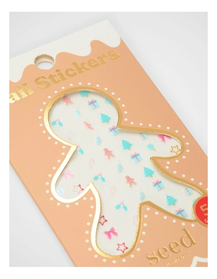 Gingerbread Nail Stickers image 2