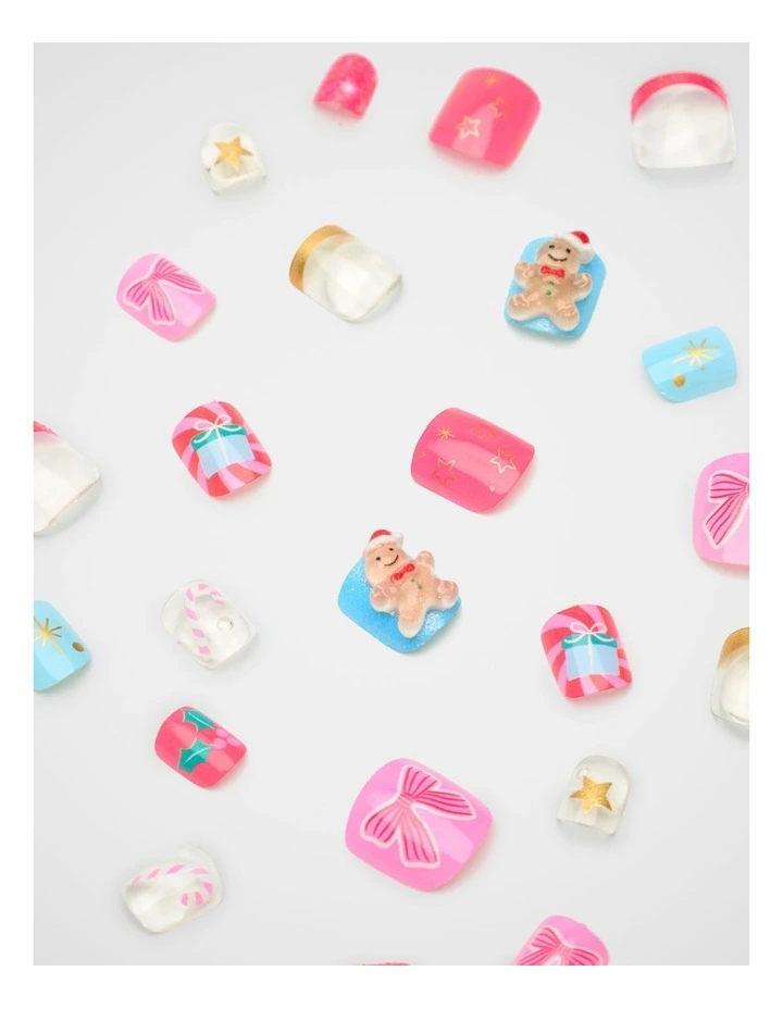 Gingerbread Press On Nails image 2